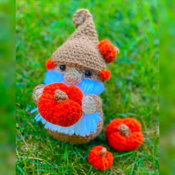 Gnome Pumpkin Handmade Fall/ Autumn Decor - Brand New - Picture 8 of 12